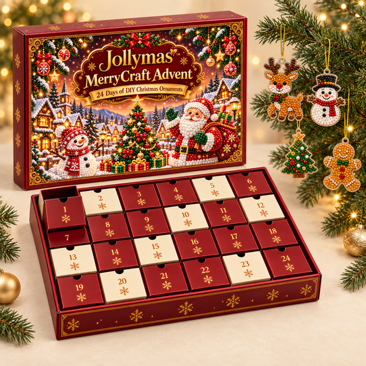 JollyCraft Advent 24 DIY Pearl Ornaments